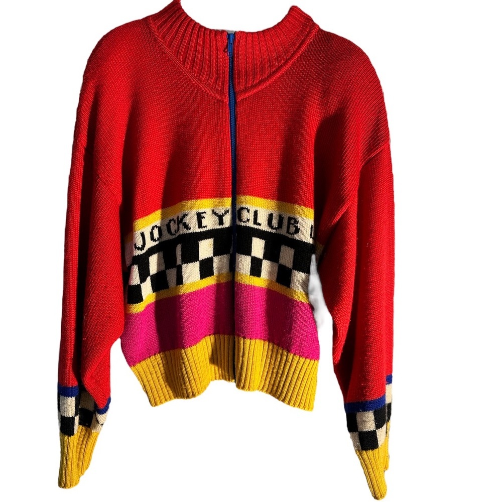 Vintage Outlander Jockey Club Zip Up sweater